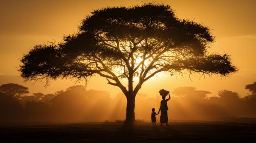 Silhouettes at Dusk