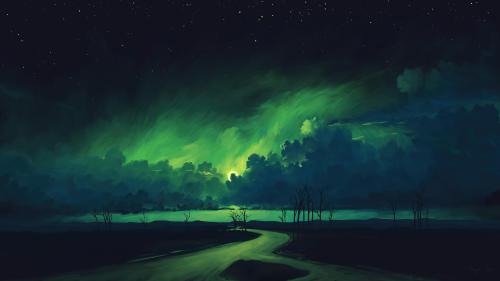 Verdant Moonlight by BisBiswas