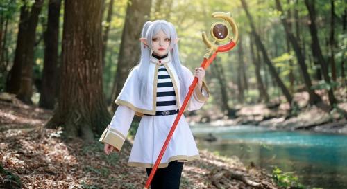 Frieren cosplay.