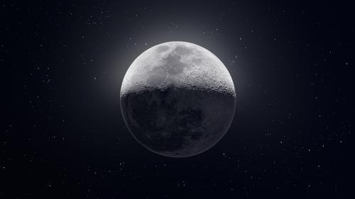 moon &quot;real photographed image &quot;