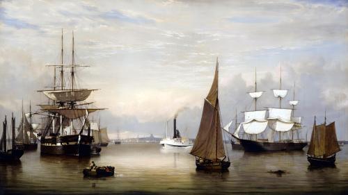 Fitz Henry Lane - Boston Harbor 1856