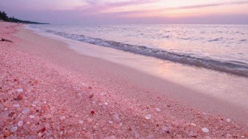 Sunset on the Rose Quartz Beach