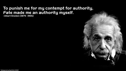 Einstein on Authority