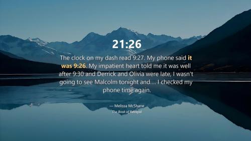 I've created a " dynamic time-quote, weather-quote, inspiration-quote wallpaper &amp; screensaver" on the desktop. Now, every minute, every forecast, and every feeling tells a story with wallpaper.