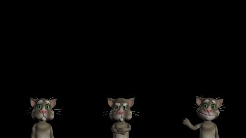 Talking Tom, Dark Wallpaper