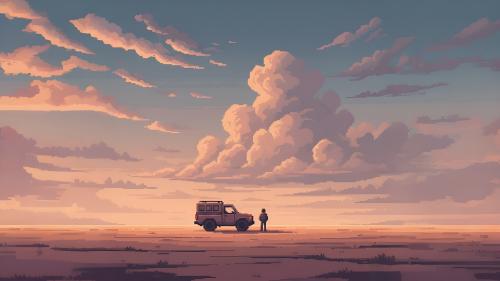 Quiet Road, pixel World