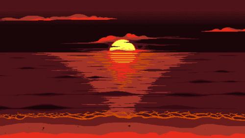Red Sun, Quiet Waves