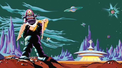 Forbidden Planet - Robbie and Damsel