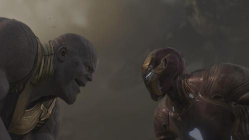 Ironman Vs Thanos  this is screenshot of HDR video, someone please colour grade this image