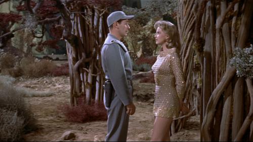 Forbidden Planet - Altaira and Crewman