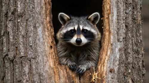 Curious Raccoon