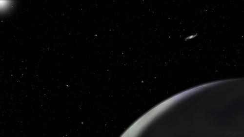 View of NGC 2442 and NGC 2443