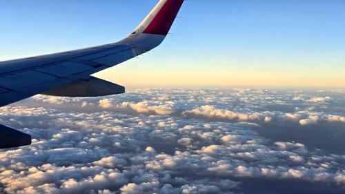 Floating through the clouds