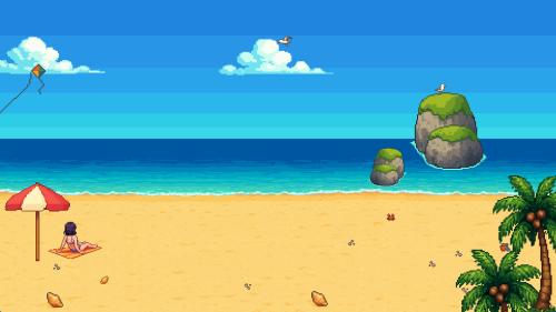 Dopamine rogue pixel art - Version animated on the wallpaper engine