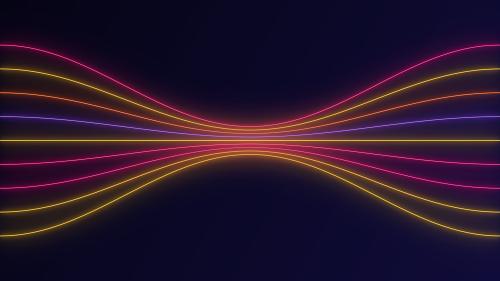 "Neon Flow" created in Abstrakt on Windows
