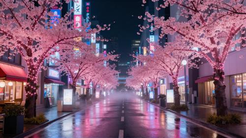 Neon Sakura District