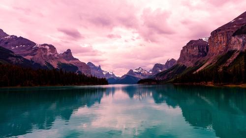 Pink Skies Over Turquoise Silence
