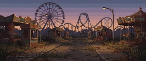 End of the Day - pixel world