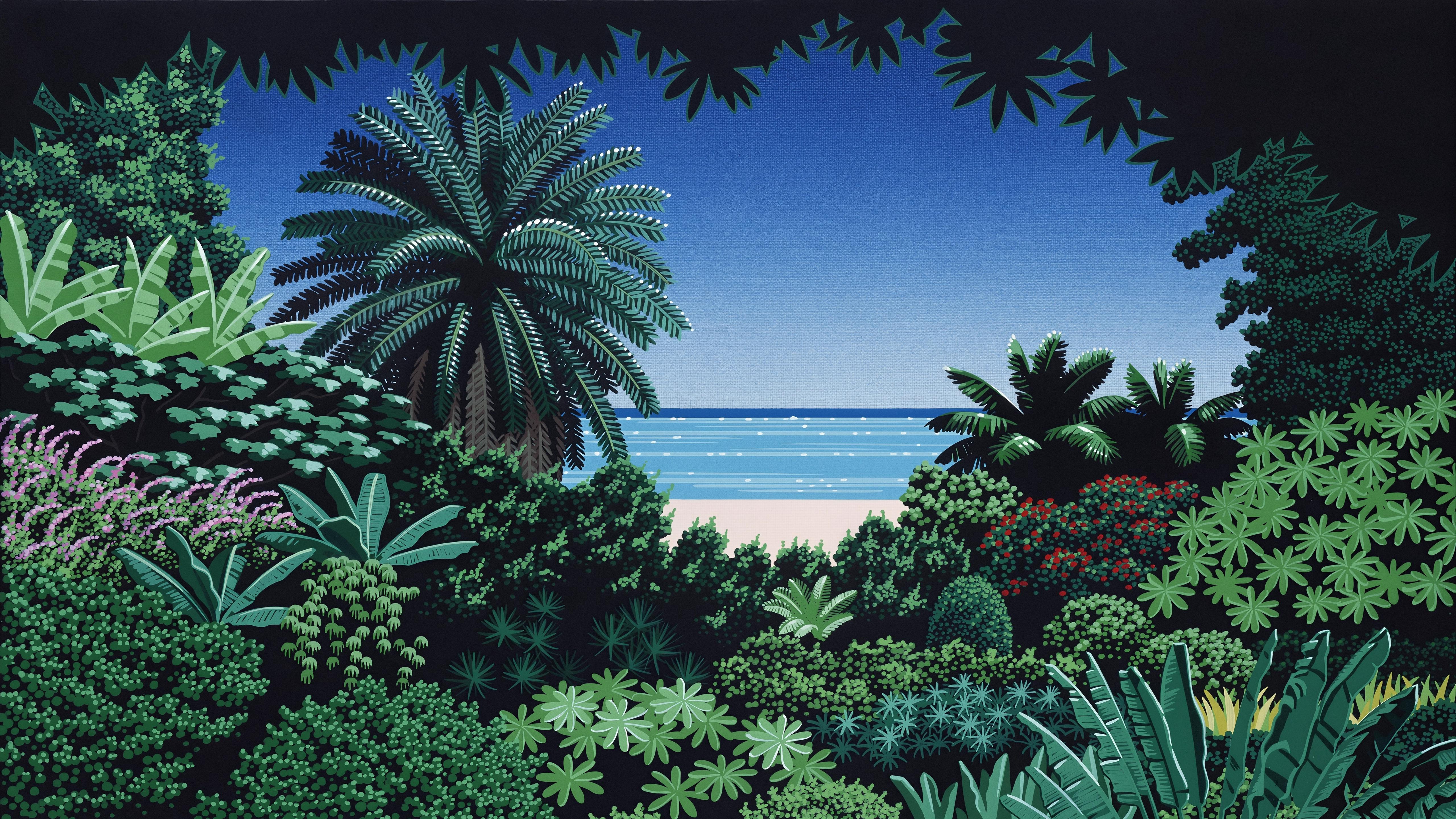 Coastline at Lover's Point III, 1993 by Hiroshi Nagai