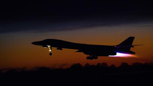 B-1 Lancer Afterburner Take-off, McConnell AFB