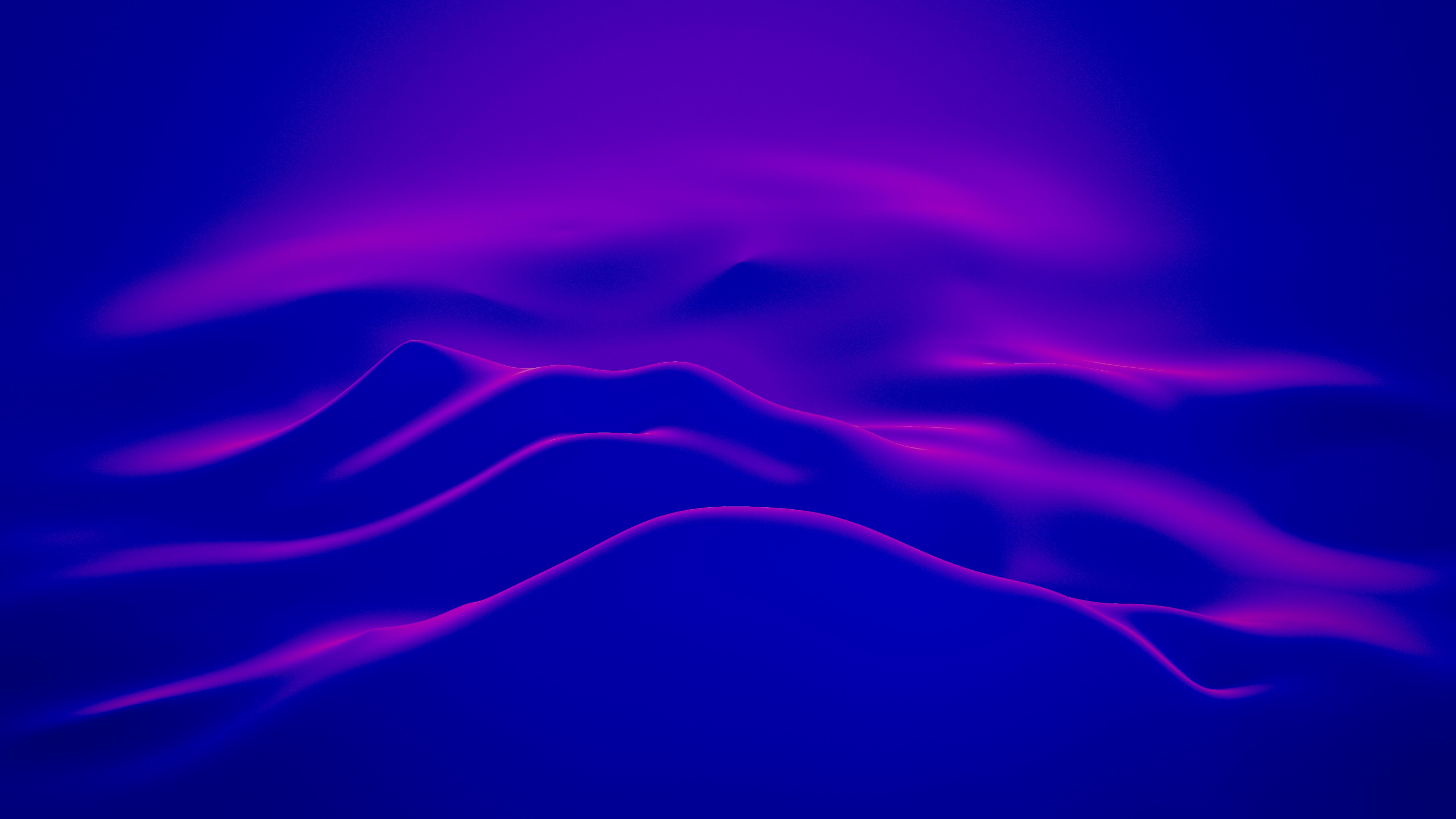 Neon Tranquility Surface Wallpaper