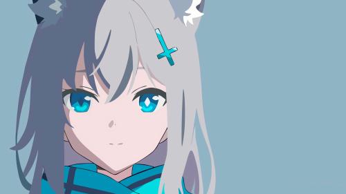 Shiroko Minimalistic Wallpaper