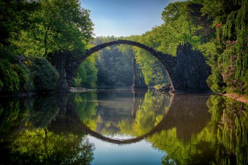 Rakotzbrücke Devil's Bridge, Germany
