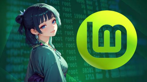 Linux Mint Anime Female by TheKeruv