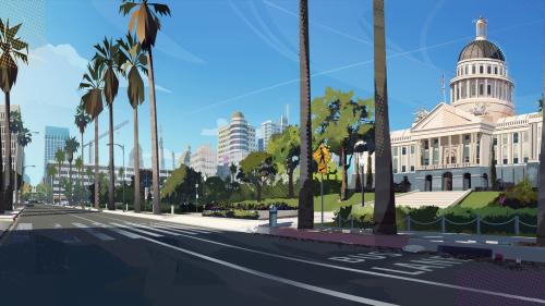 California State Capitol, Sacramento  by @Kbyrandart