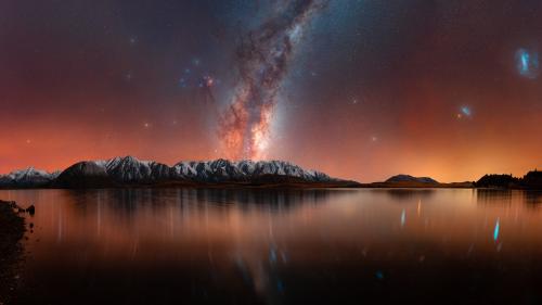 Milky Way Rising over Lake Heron