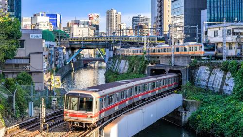 Three railways, one shot in Ochanomizu Station, Tokyo