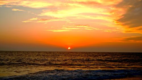 By the beach in Trivandrum