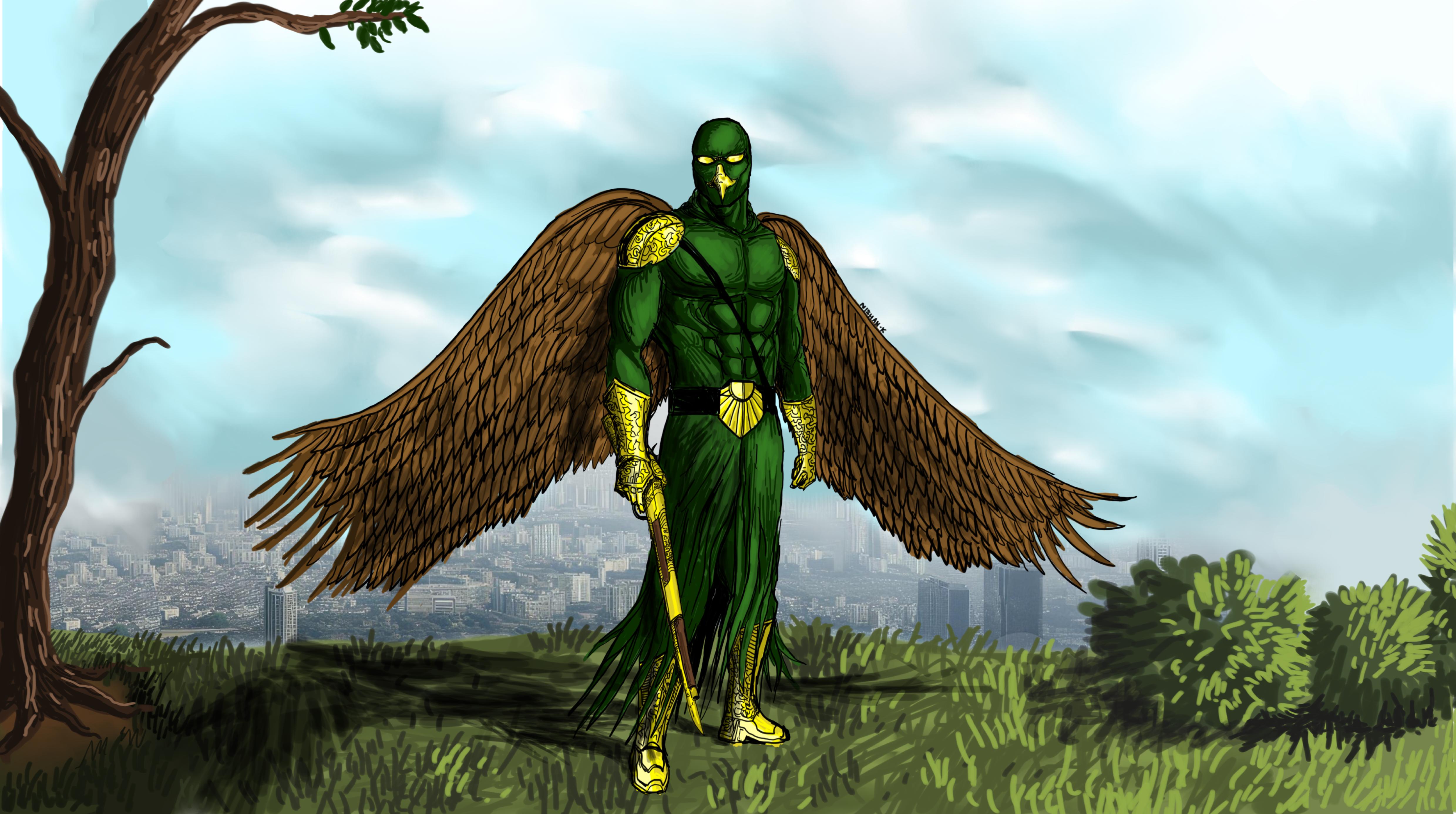 The Golden Eagle on the hilltop