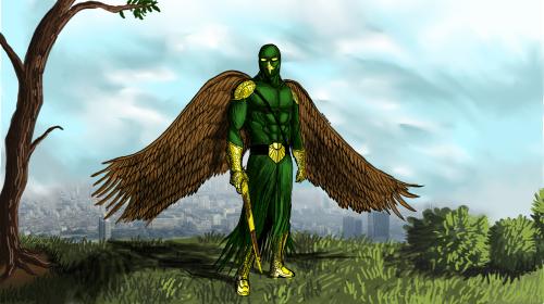 The Golden Eagle on the hilltop