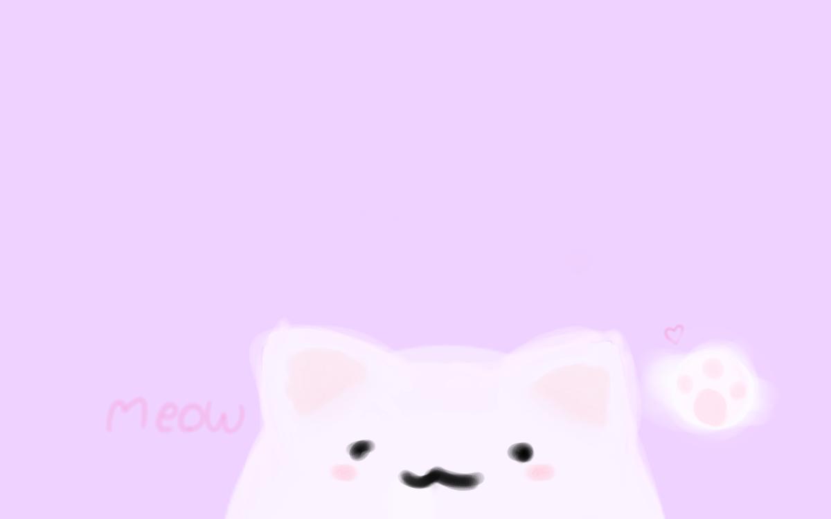 I make this for a wallpaper and last second opted for a random pinkish purple sunset looking photo... still cute right?