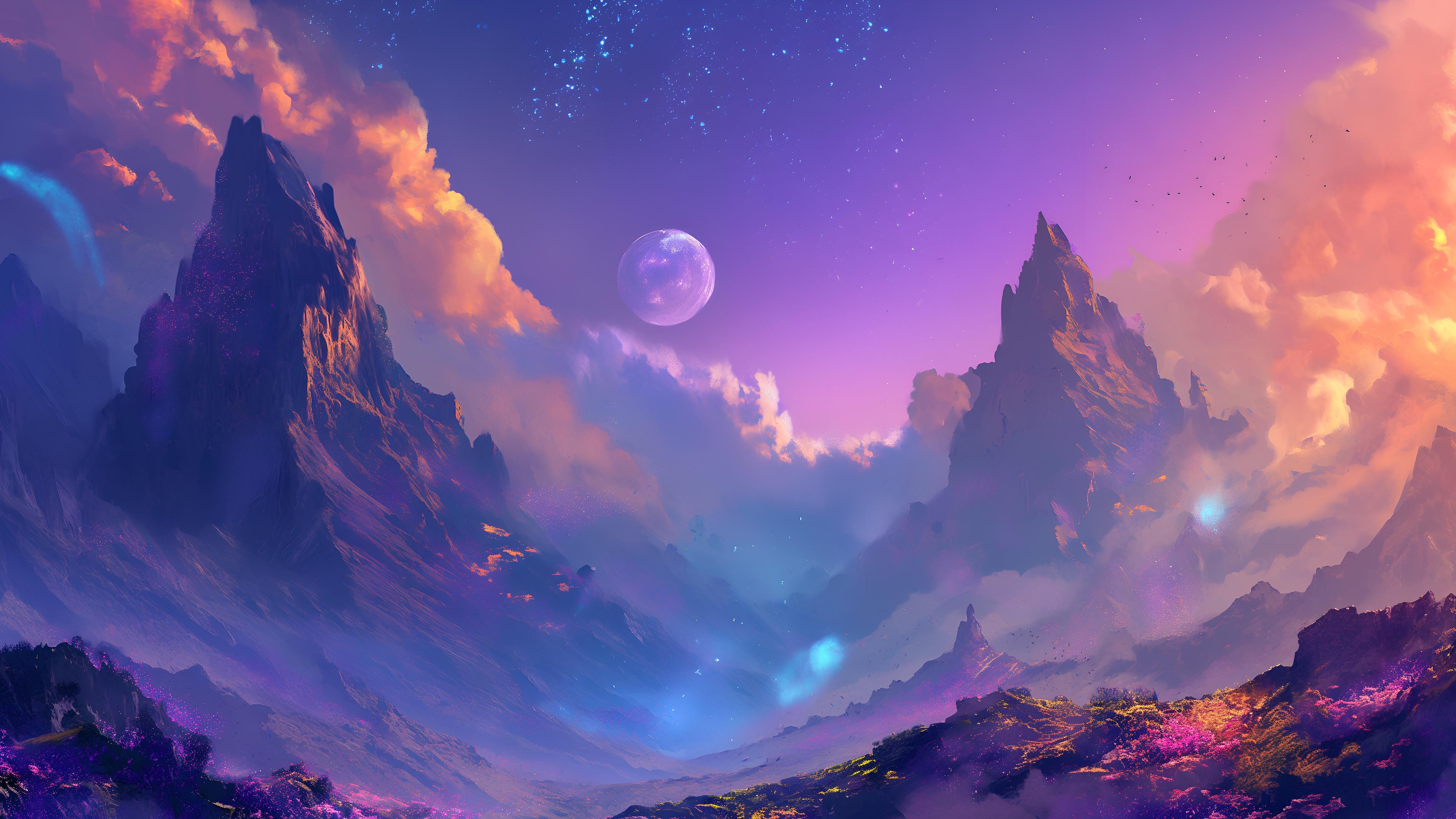 Beautiful fantasy landscape  "My favorite wallpaper"