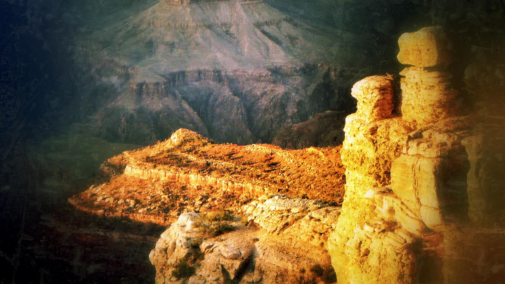Old Postcard From The USA, Grand Canyon