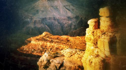 Old Postcard From The USA, Grand Canyon
