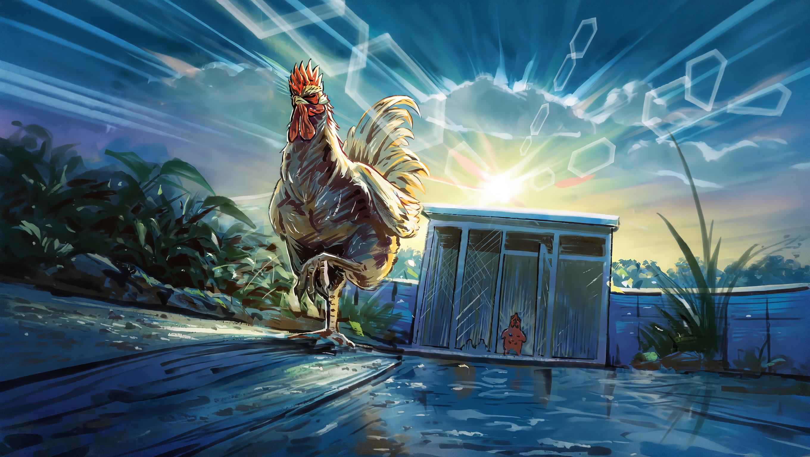 Rooster Fighter Escene