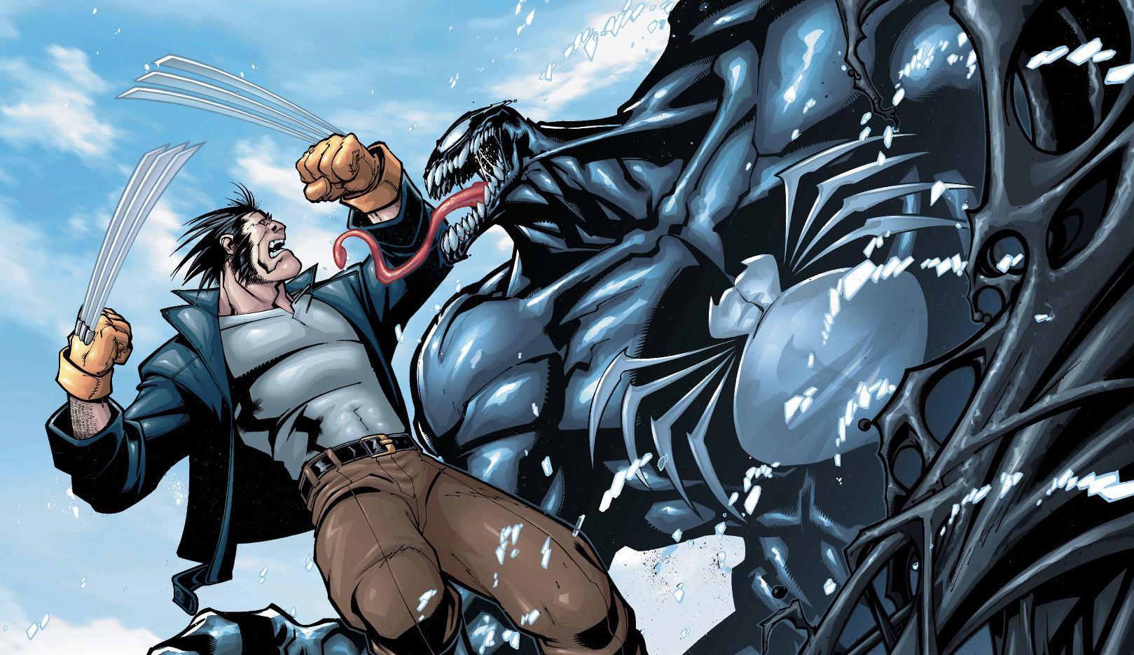 Venom vs wolverine wallpaper