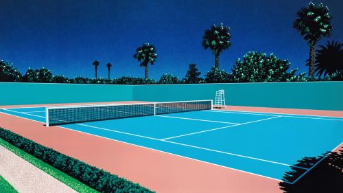 Tennis Court, 1982 by Hiroshi Nagai