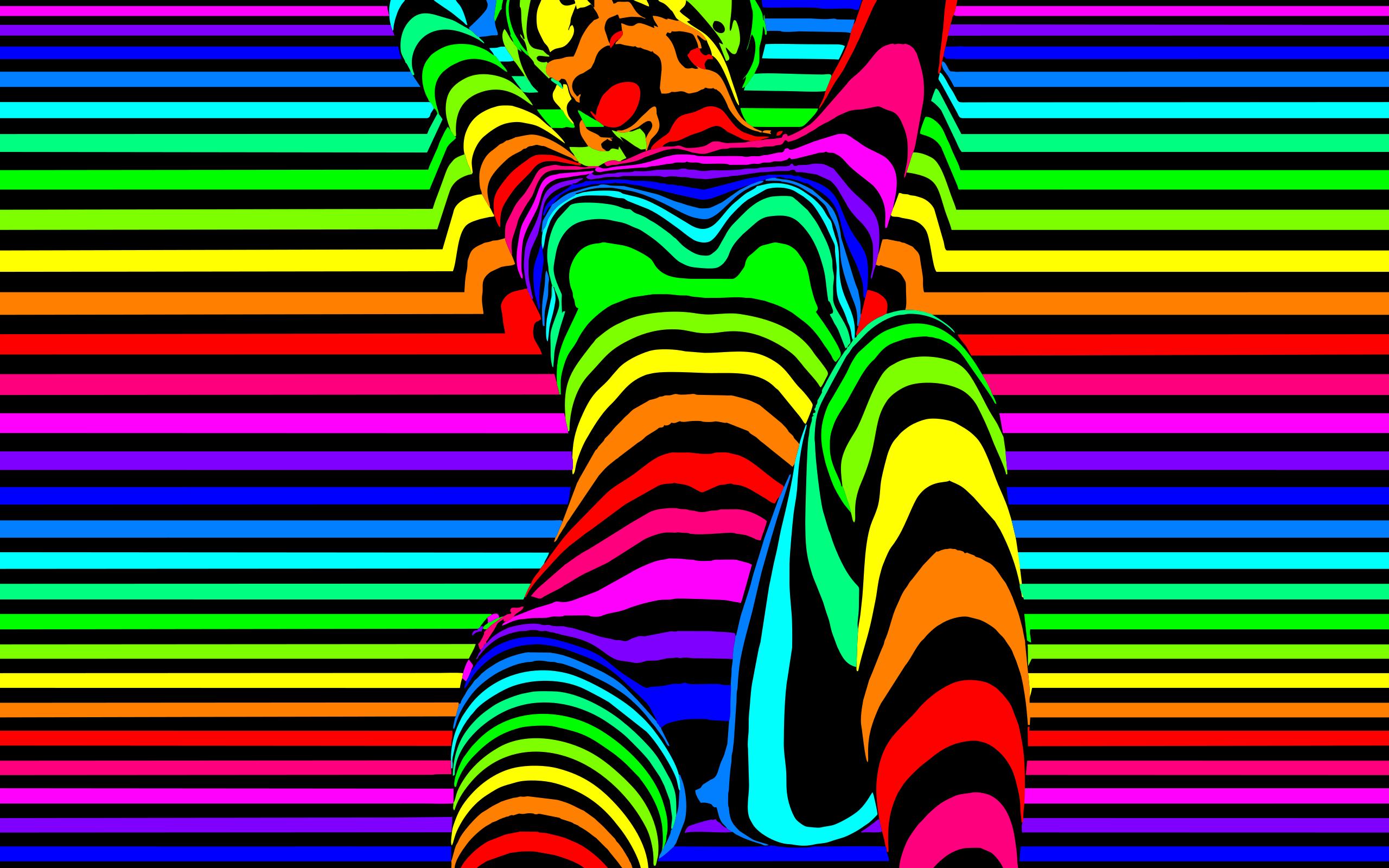 stripes woman