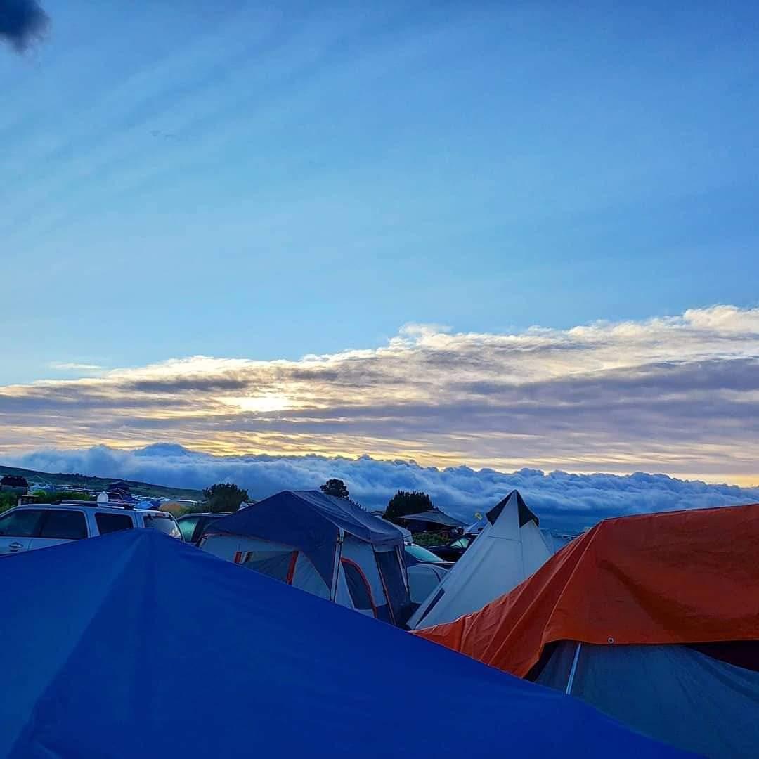 Sunrise at a Music Festival in Colorado a couple years ago
