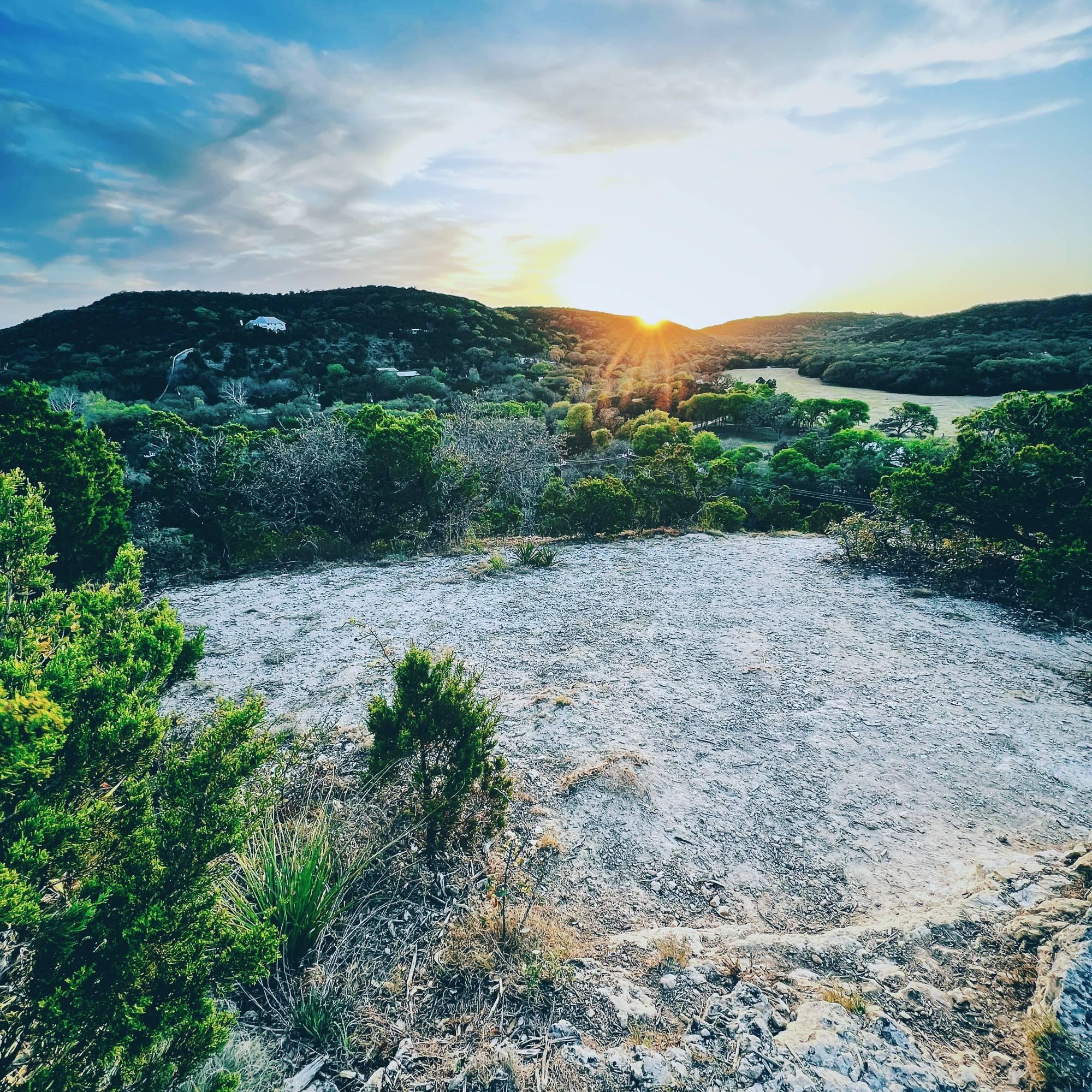 Grey Forest, Texas Sunset