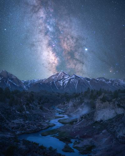 Milkyway over Eastern Sierra mountains, California  Insta: arpandas_photography_adventure