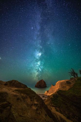 Galaxy in the Pocket, Oregon Coast,