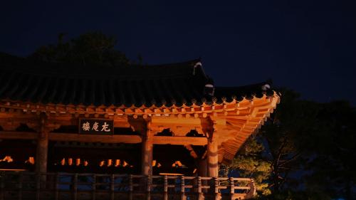 Traditional korean pavilion