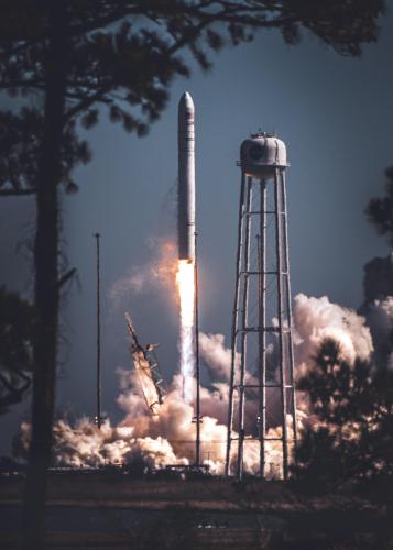 Antares rocket launching from Wallops Island, Virginia on 19 Feb to resupply the ISS