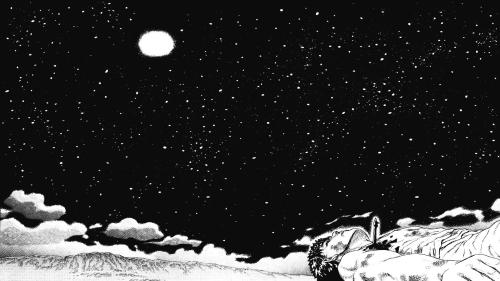 Guts under starry sky