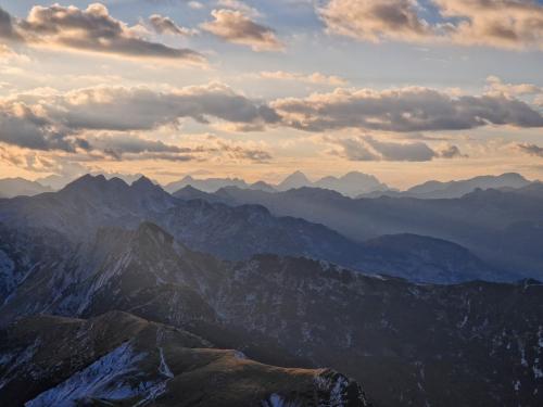 Evening colours in Julian Alps, Slovenia